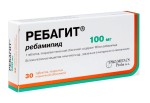 Ребагит, таблетки покрытые пленочной оболочкой 100 мг 30 шт