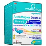 Аквамарин Омега-3, капсулы 750 мг (547.5 мг) 60 шт